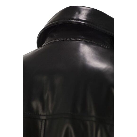 BRUNELLO CUCINELLI Leather Bomber Jacket Women BLACK Coats & Jackets - Picture 4 of 4